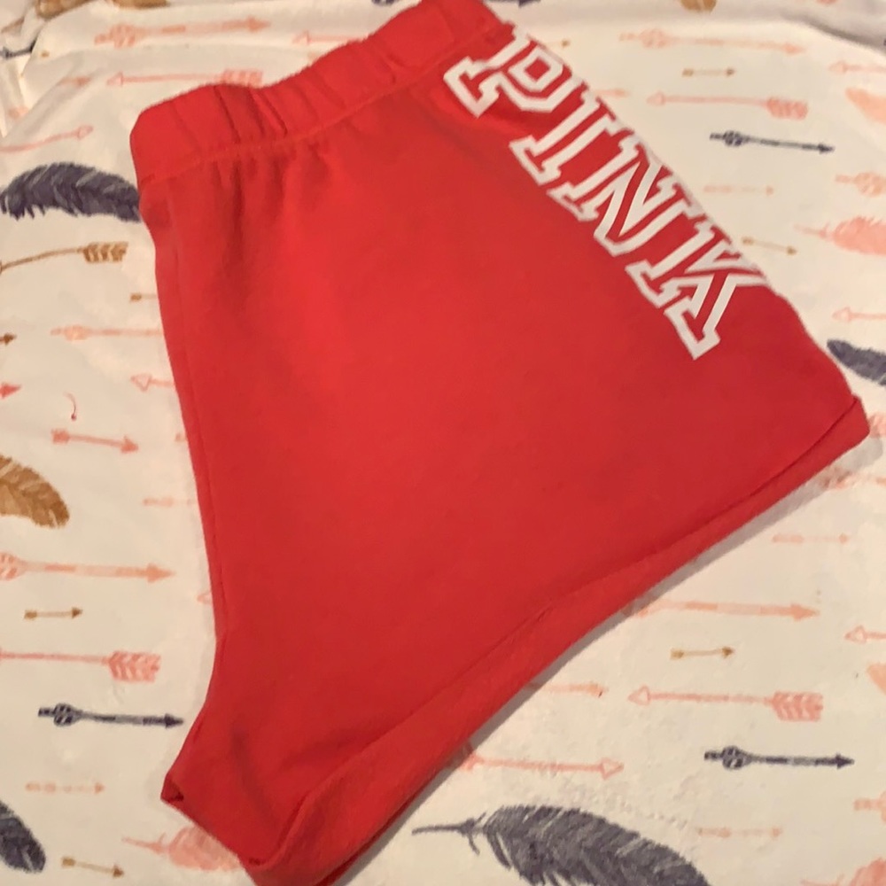 Vintage Pink boyfriend sweat shorts SZ LG